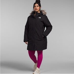 The North Face Women's Black Ski Jacket with Fur Hood